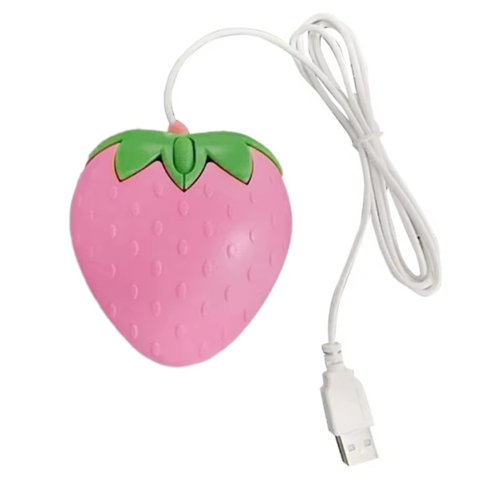 Fruit Computer Mouse Strawberry Computer Mouse | Aesthetic Roomcore
