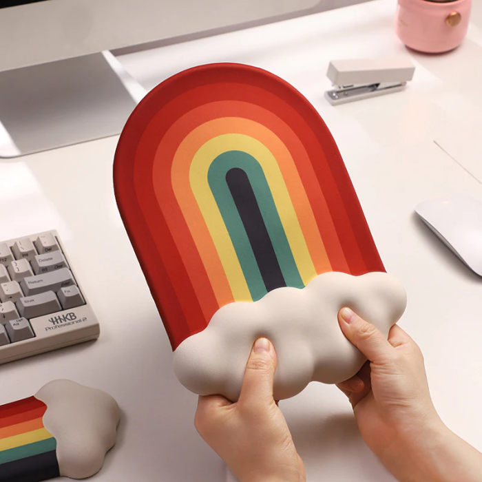 Rainbow Mouse Pad | Aesthetic Room Decor