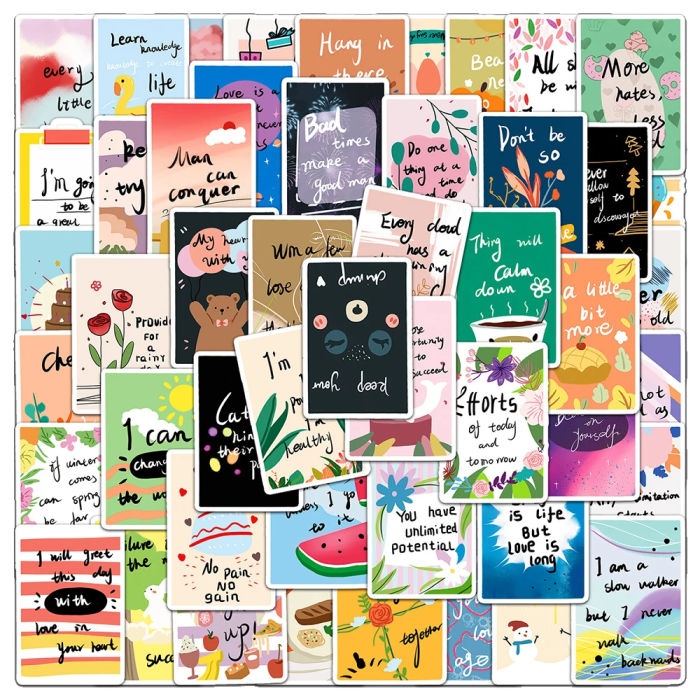 Uplifting Stickers | Aesthetic Room Decor