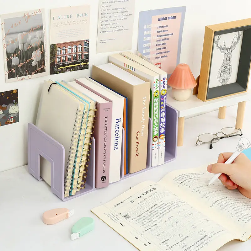 4 Grids Book Organizer | Aesthetic Room Decor