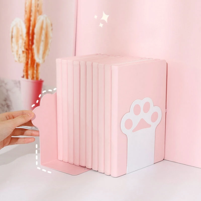 Kitty Paw Book Ends Stand | Aesthetic Room Decor
