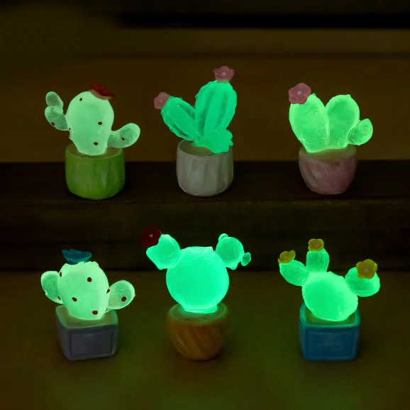 glowing succulents Fairy Garden Glowing Succulents