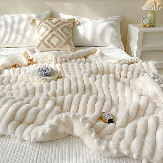 Cozy Fluffy Blanket | Aesthetic Room Decor