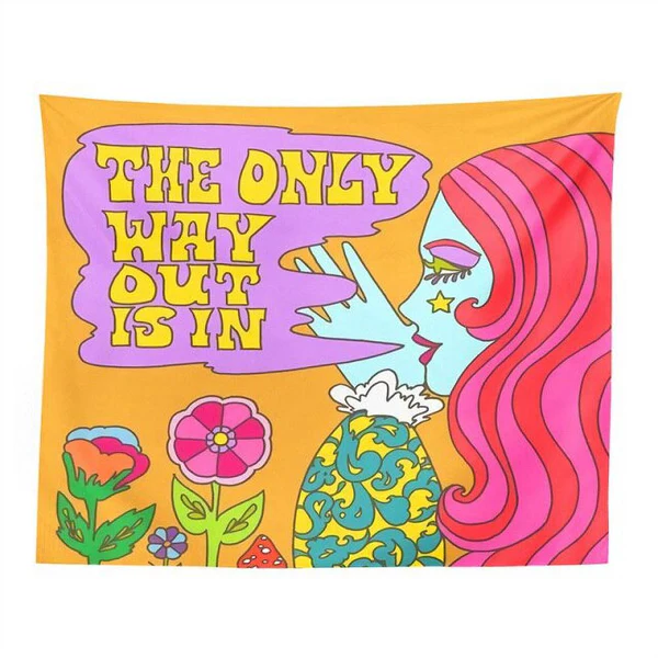 Retro Groovy Tapestry | Aesthetic Tapestry