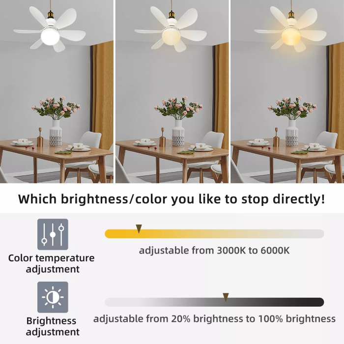LED Ceiling Fan | Aesthetic Room Decor