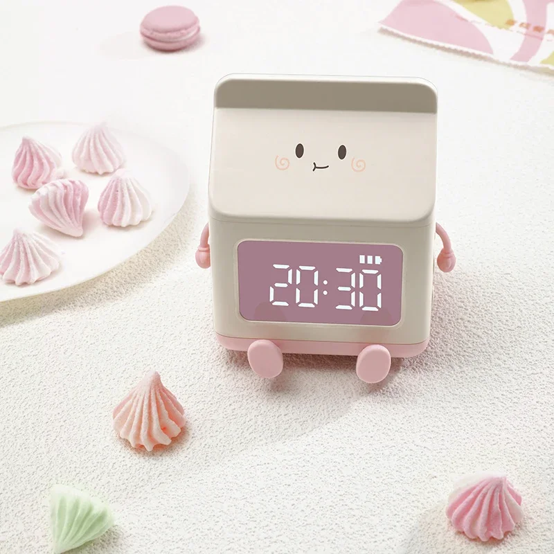Milk Box Alarm Clock | Aesthetic Room Decor