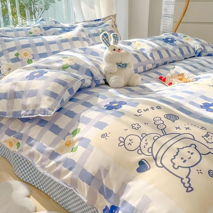 Cute Bunny Bedding Set | Aesthetic Room Decor