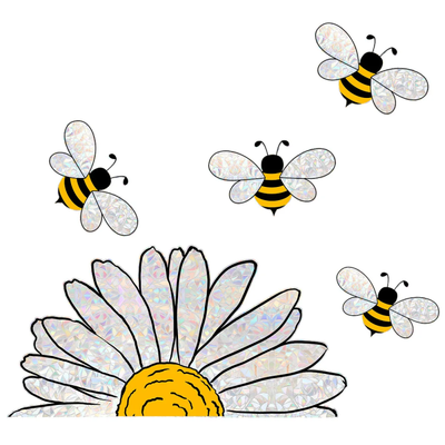 Bee Sun Catcher Stickers | Aesthetic Room Decor