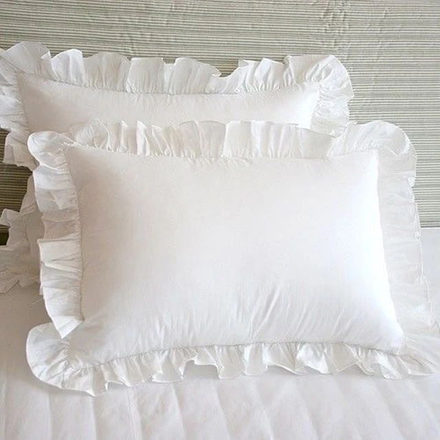 Coquette Ruffle Pillow Case | Aesthetic Room Decor