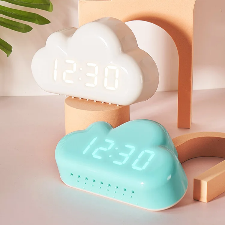 Cloud Shape Alarm Clock | Aesthetic Room Decor