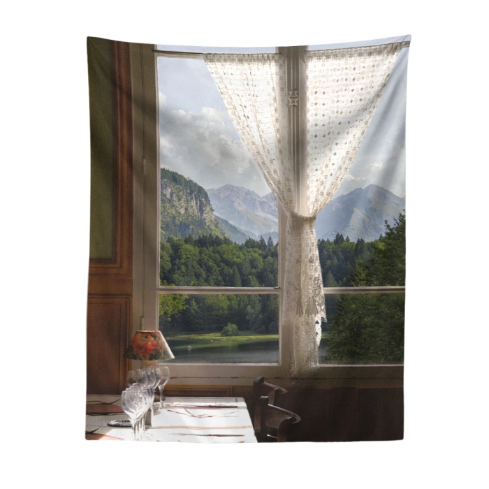 Aesthetic View Tapestry | Aesthetic Room Decor