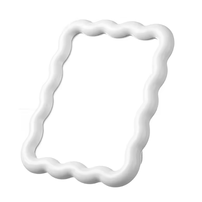 Pastel Wavy Mirror | Aesthetic Room Decor