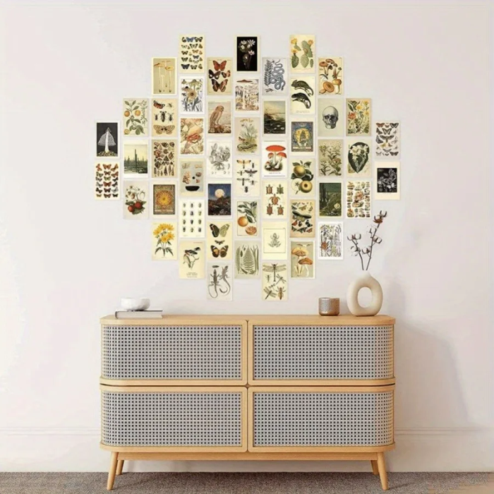 Light Academia Wall Collage | Aesthetic Wall Decor