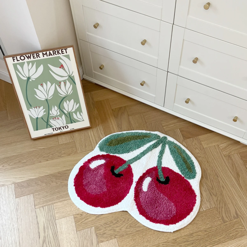 Cherry Rug | Aesthetic Room Decor