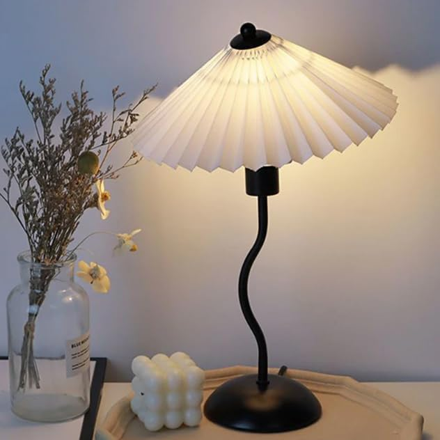 Irregular Retro Pleated Lamp | Aesthetic Room Decor