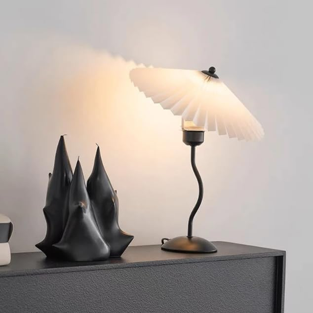 Irregular Retro Pleated Lamp | Aesthetic Room Decor