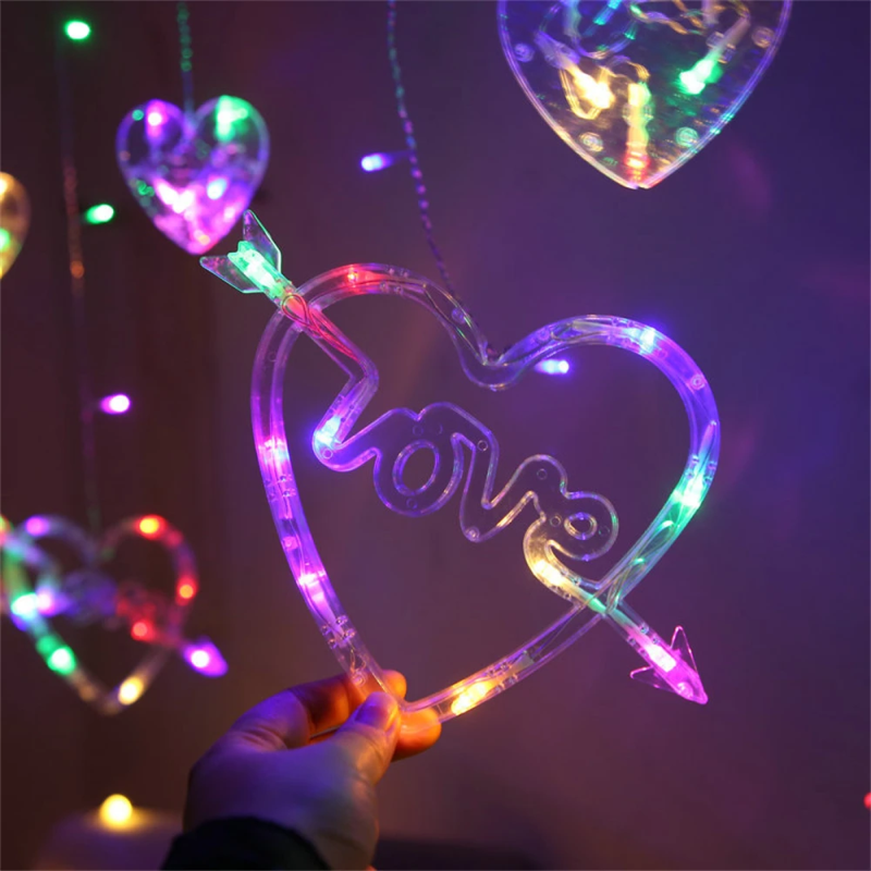Floating Hearts String Light | Aesthetic Room Decor