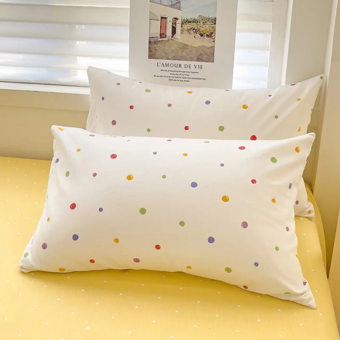 Rainbow Dots Bedding Set | Aesthetic Bedding