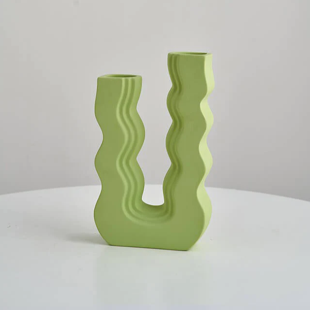 Groovy Ceramic Vase | Aesthetic Room Decor