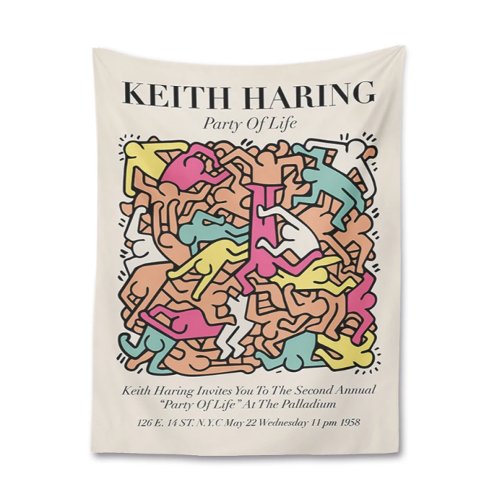 Flower Market Tapestry | Aesthetic Room Decor