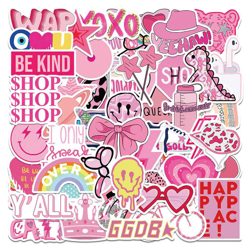 Our Be Kind Preppy Pink Sticker is the perfect for decoration