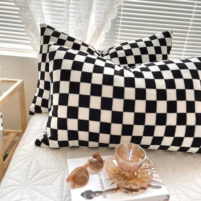 Aesthetic Checkered Pillow Case