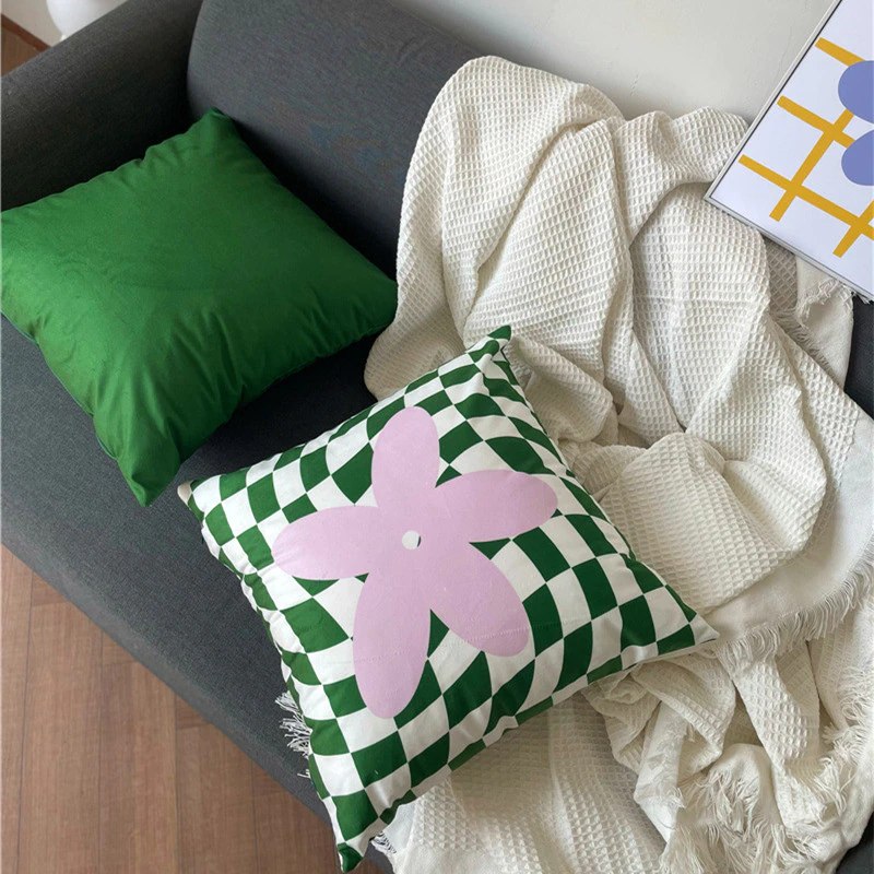 Checkered Pillow Case