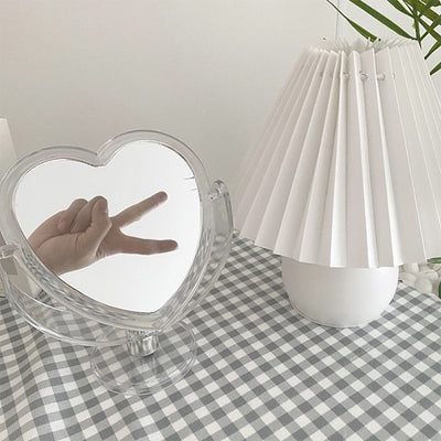 Cute Heart Makeup Mirror