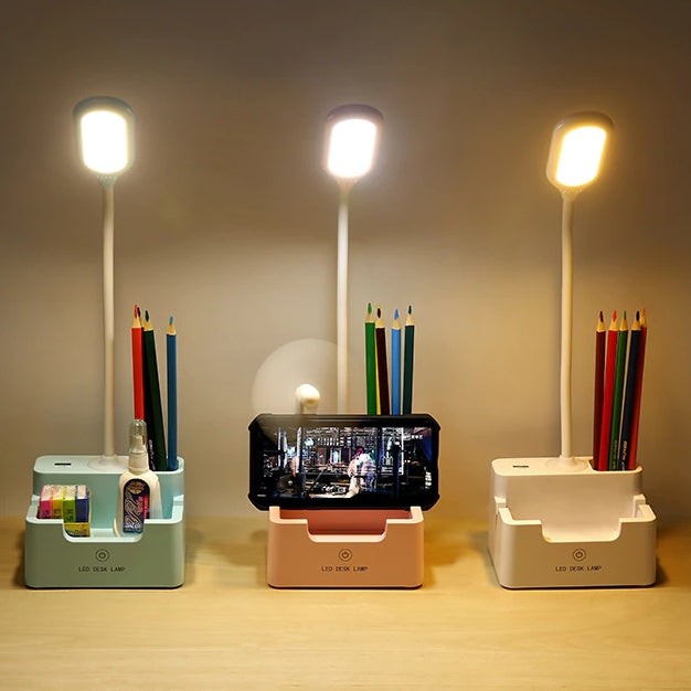 Desk Lamp With Phone Holder