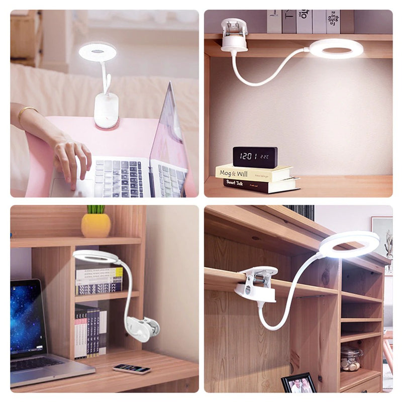 Wireless Bedside Clip On Lamp