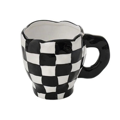 Aesthetic Checkered Mug