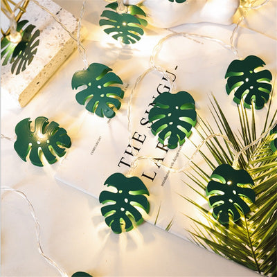 Monstera Leaf String Lights | Aesthetic String Lights