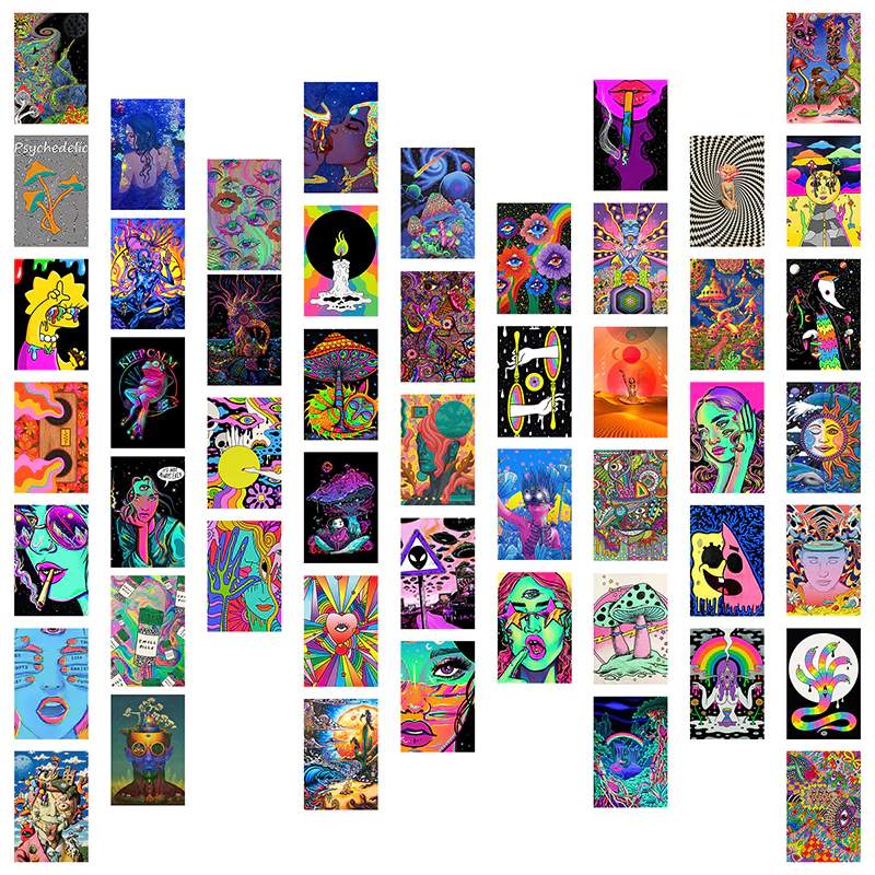 Psychedelic Collage Kit
