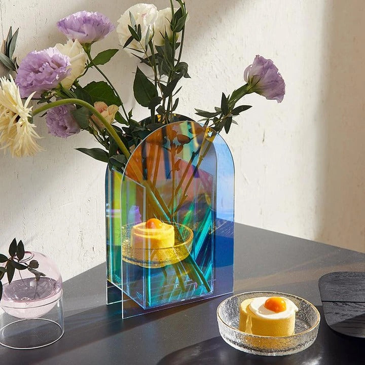 Holographic Rainbow Vase