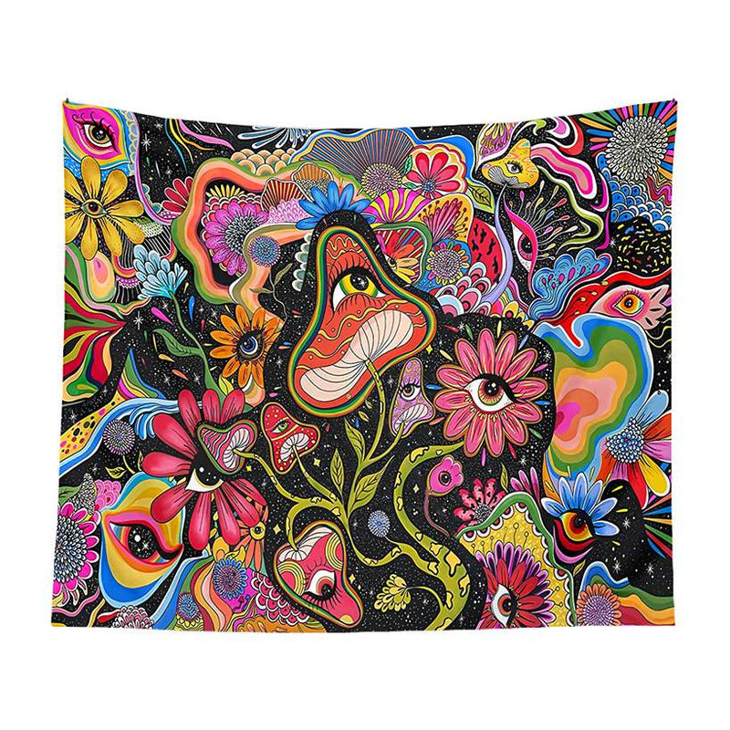 Psychedelic Mushroom Tapestry | Aesthetic Tapestry