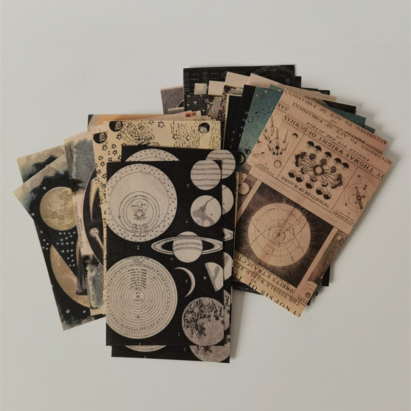 Vintage Galaxy Collage Kit | Aesthetic Wall Decor