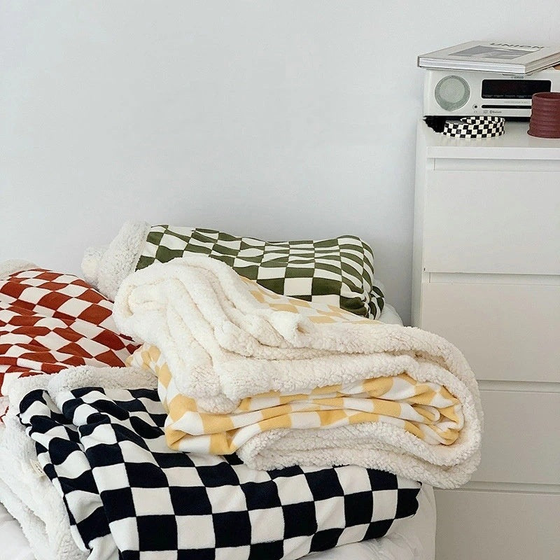 Soft Checkered Blanket