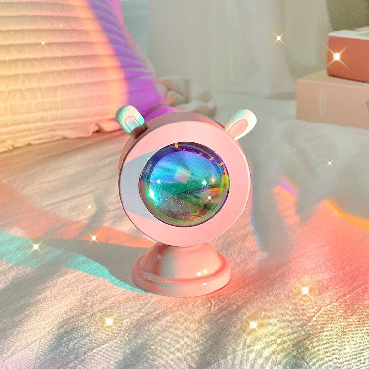 Bunny Ears Sunset Projector | Aesthetic Room Decor