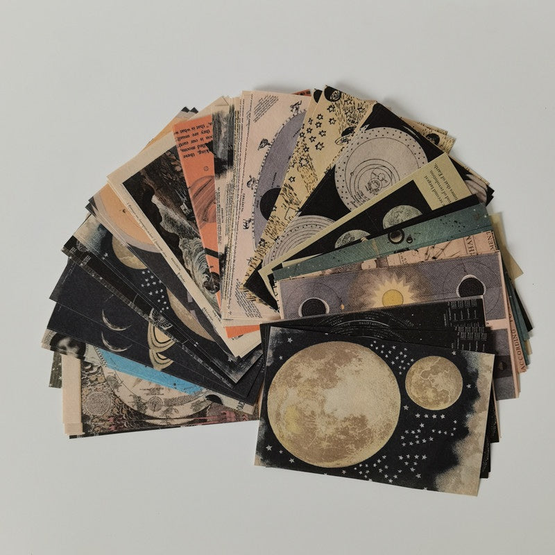 Vintage Galaxy Collage Kit | Aesthetic Wall Decor