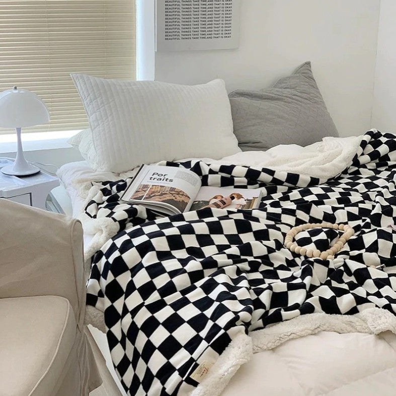 Soft Checkered Blanket