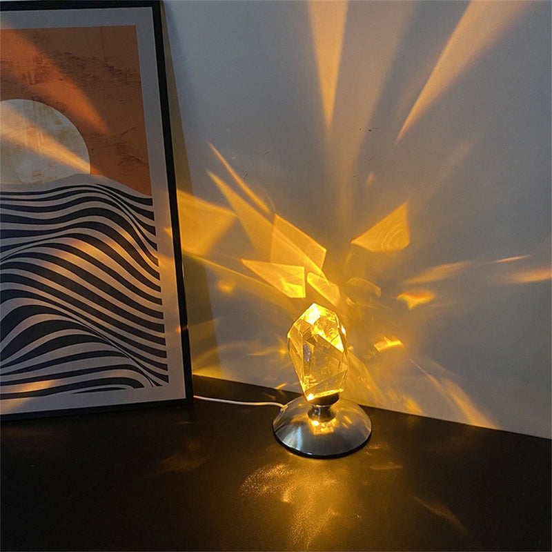 Crystal Bedside Lamp | Aesthetic Lighting