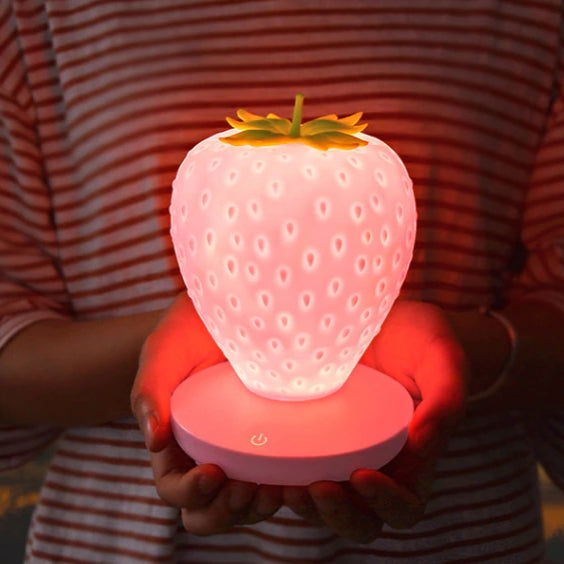 Strawberry Bedside Lamp | Aesthetic Roomcore