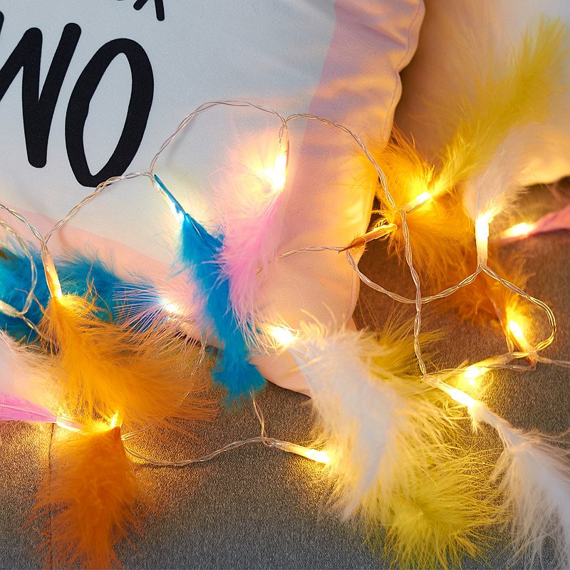 Feather String Lights