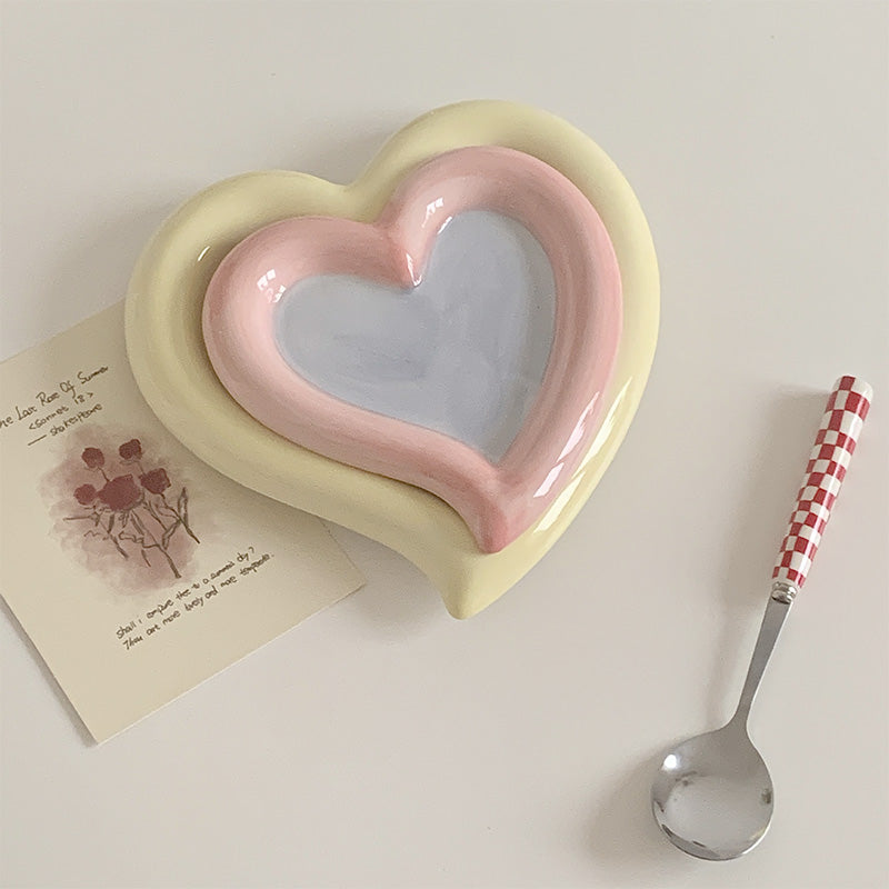 Pastel Heart Jewelry Tray