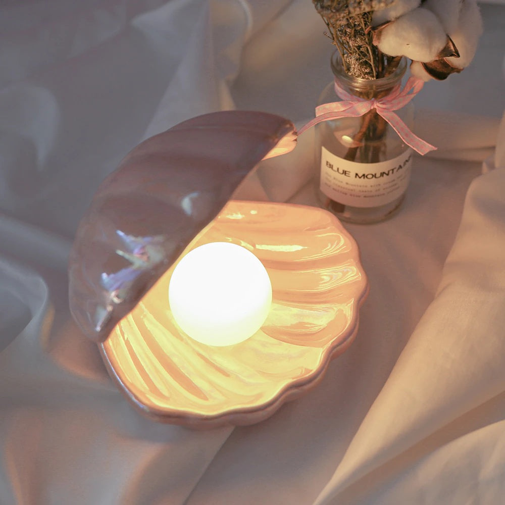 Mermaid shell night light new arrivals