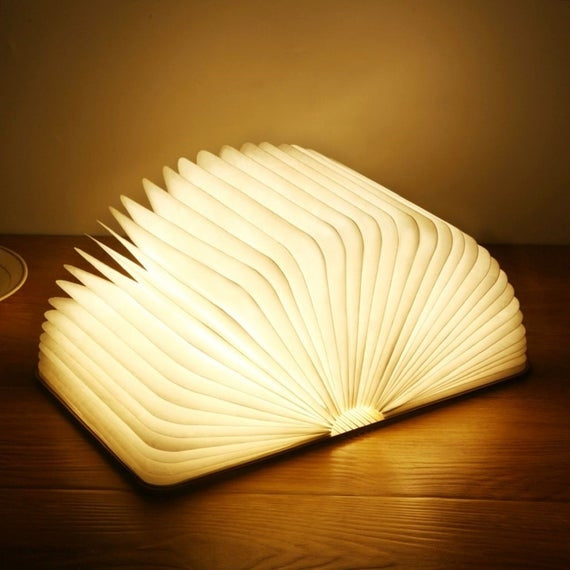 Open Book Bedside Lamp