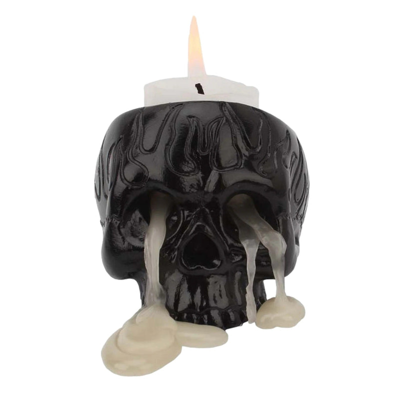 Skull Candle Holder