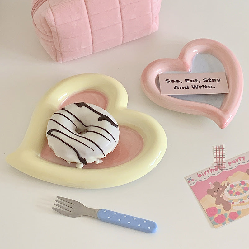 Pastel Heart Jewelry Tray