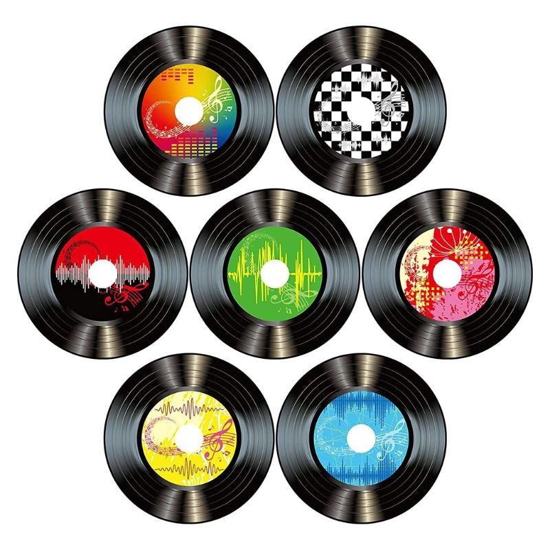 90s Style Decorative Music Records | Aesthetic Wall Decor