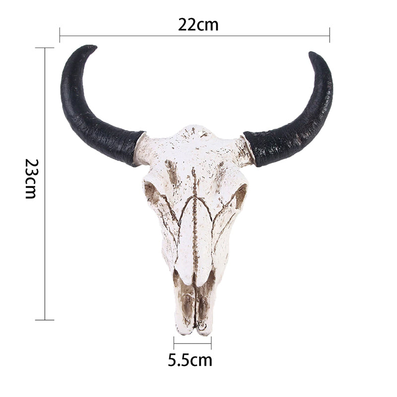 Cow Skull Wall Decor size